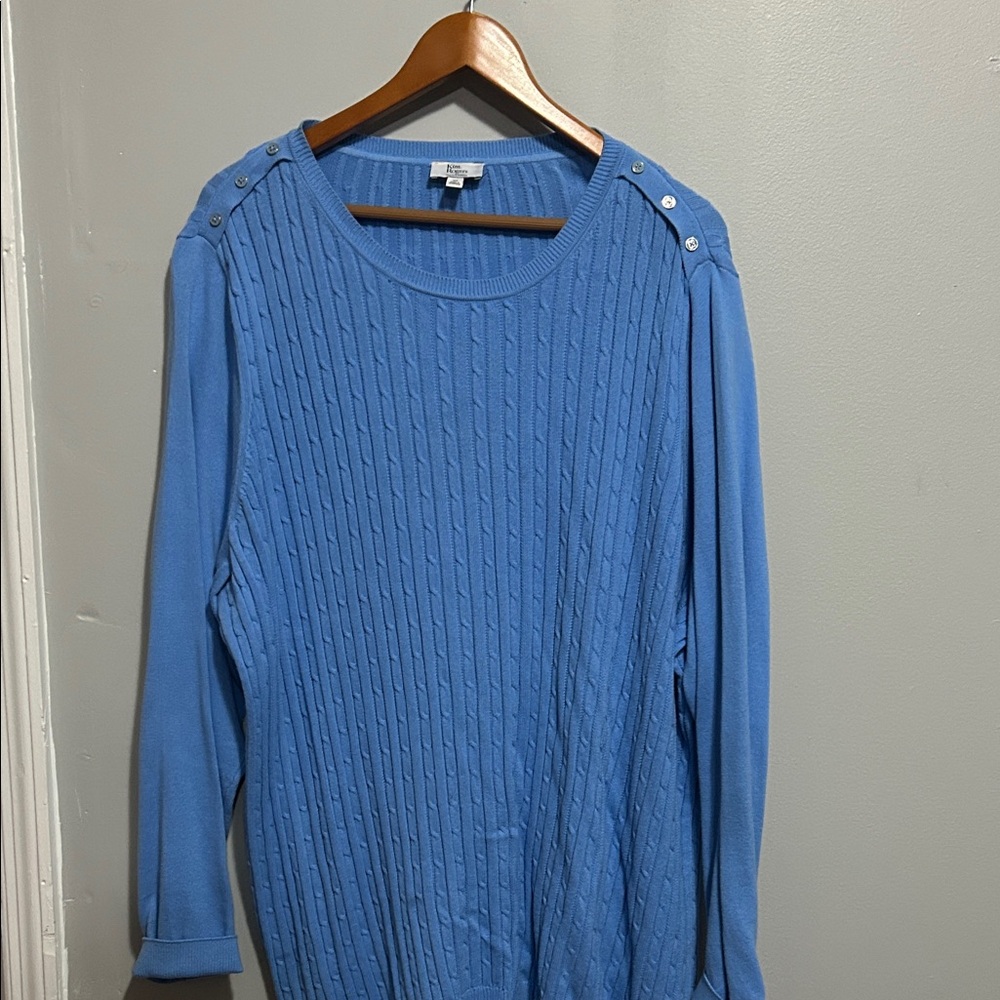 Kim Rogers Blue Sweater